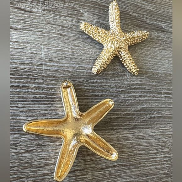 Bohemian seashell earrings A296 - Picture 2 of 3